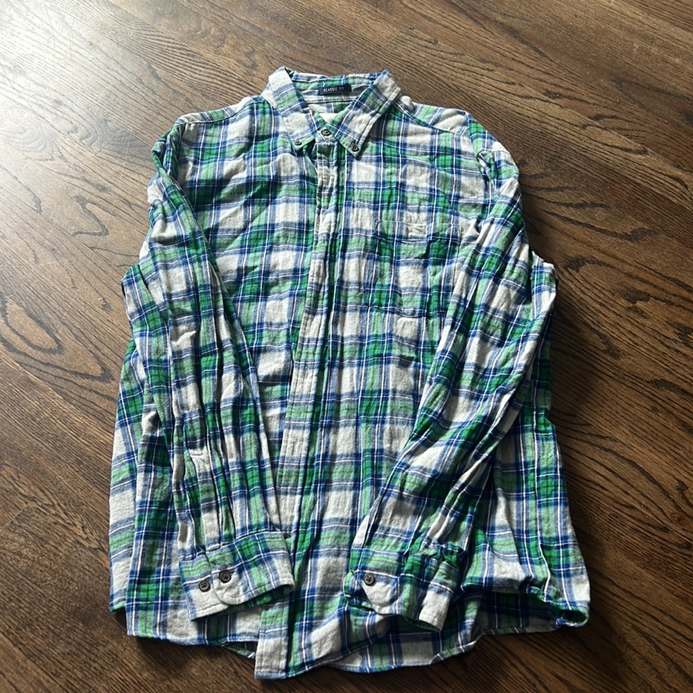 St. John’s Bay Classic Fit Flannel - Size Xl
